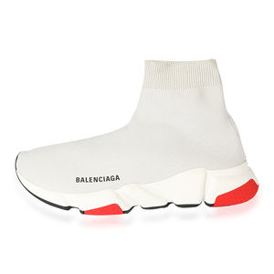 Balenciaga Shoes | Balenciaga Speed Trainer 'Grey Red' | Color: Gray | Size: 9 | Shopmygemma's Closet